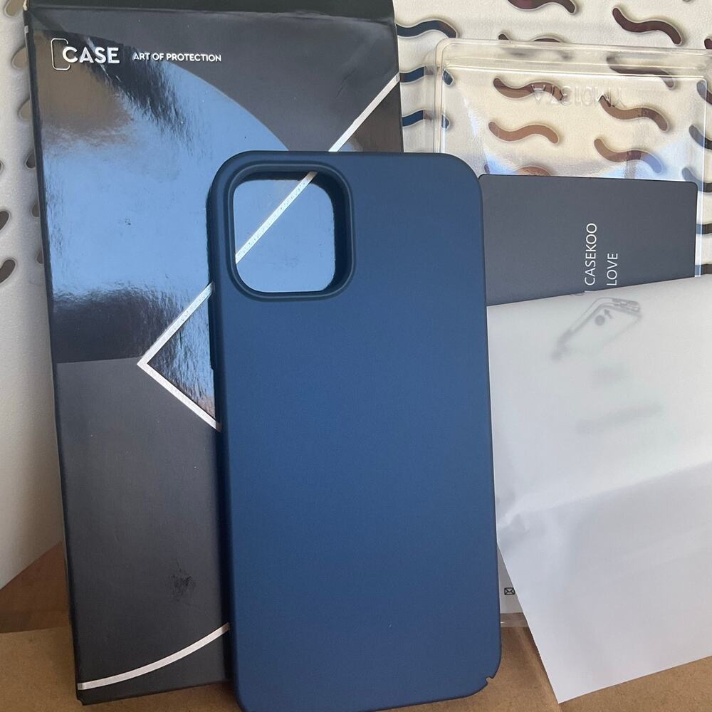 Casecoo Case for iPhone 12/12 Pro, Blue